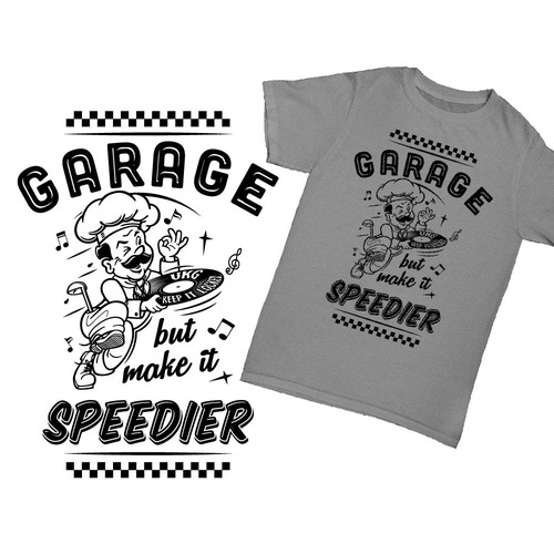 T shirt for UK music brand
