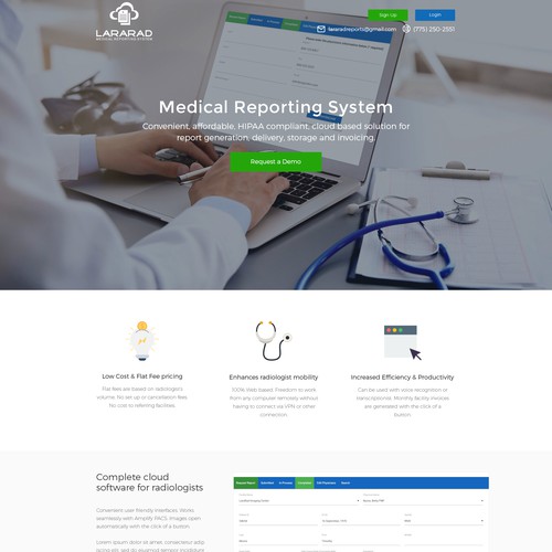 Web design concept