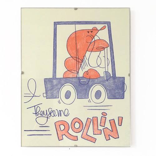 Illustrated print - Lobster Roll