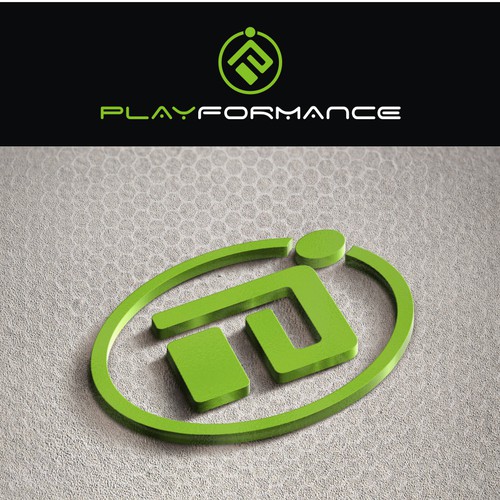 Create a refined logo for Playformance