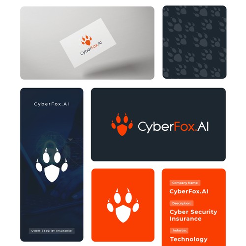 Cyber fox logo