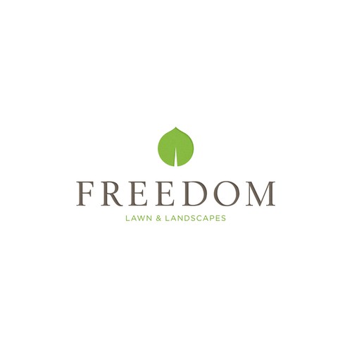 Modern logotype for landscaping company