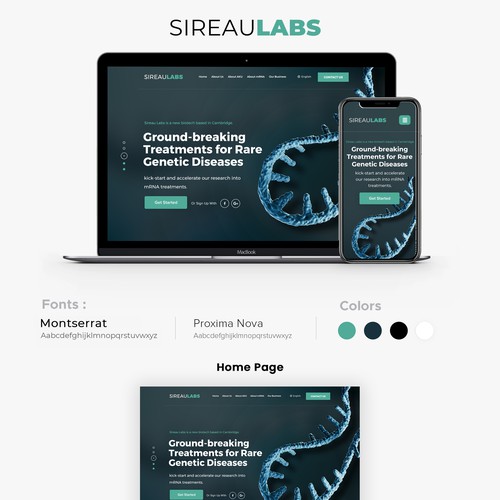 Website Design For Medical Research Company
