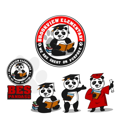 Logo design for Brook View Elementary school