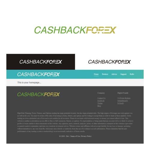 Logo concept for Cashback Forex