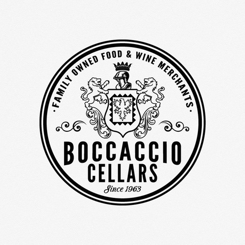 Create a new logo for Boccaccio Cellars