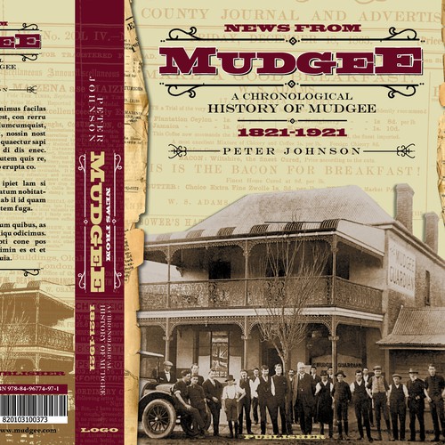 History book cover design