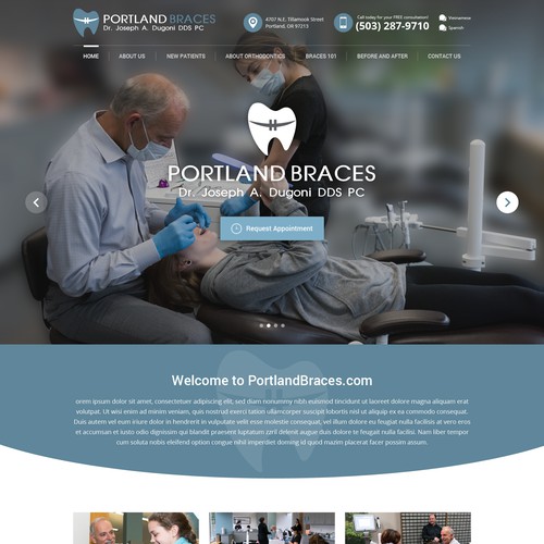 Visual Design for Modern Orthodontist Office