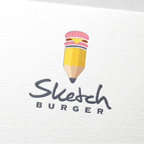 Logo design for burger restaurant.