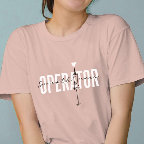 T-shirt for nurse injectors
