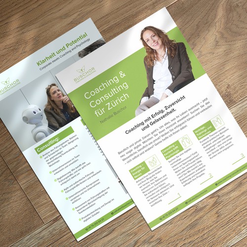 Coaching & consulting Flyer design