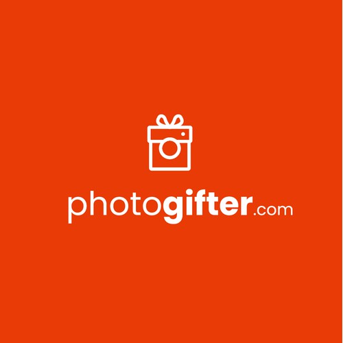 Minimal simple look logo Photo gifter 