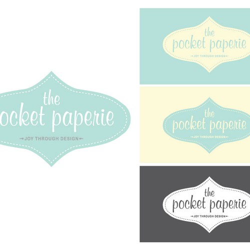 Little wedding design biz (the pocket paperie) needs a logo!