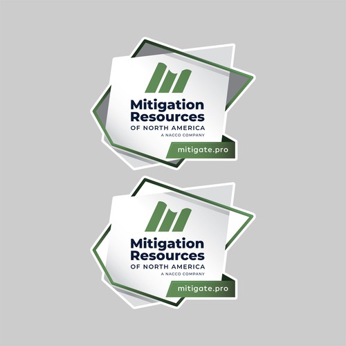 mitigation resources of North America Sticker design