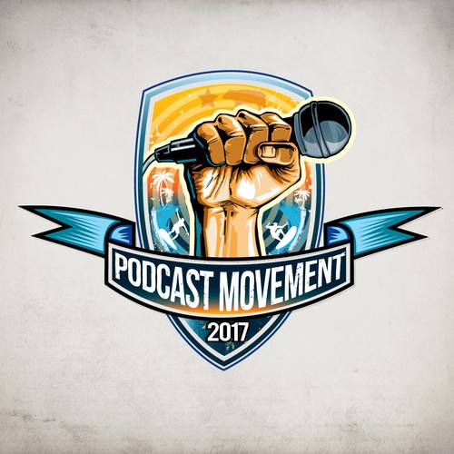 Logo for Podcast movement