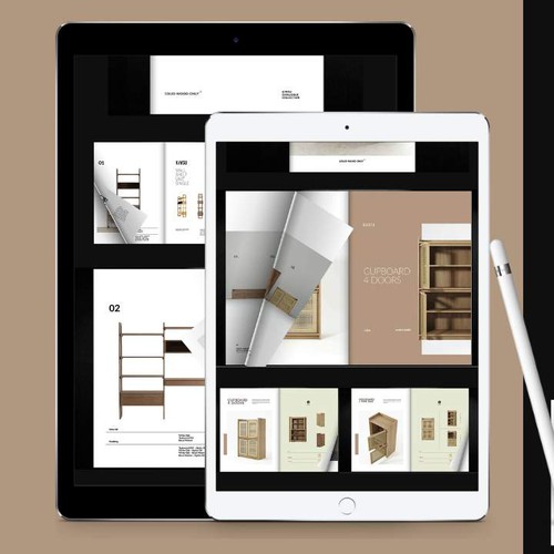 Digital look book Scandi-Japandi Theme Furniture