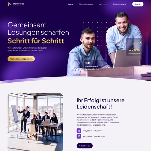 IT Consulting Company Website Design