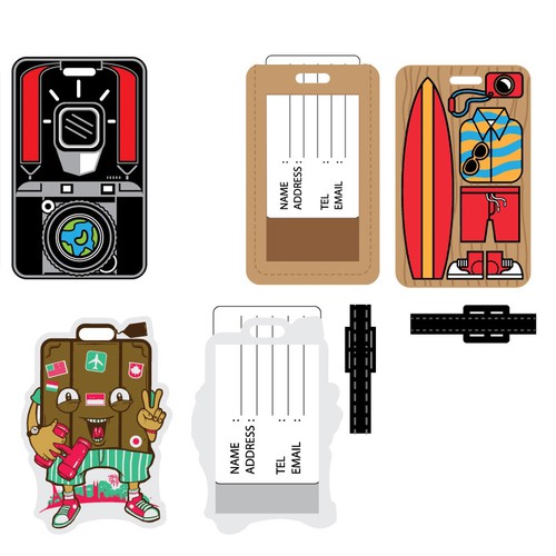 Captivating designs for Luggage Tags 