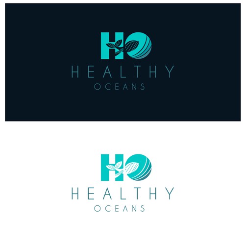 Logo for the non-profit organization Healthy Oceans.