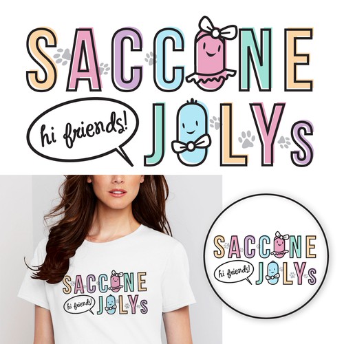 Playful Logo for Sacconejoly Youtube Channel