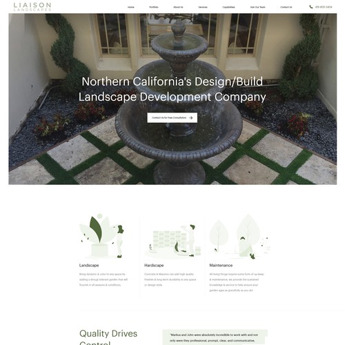 Landscaping Website