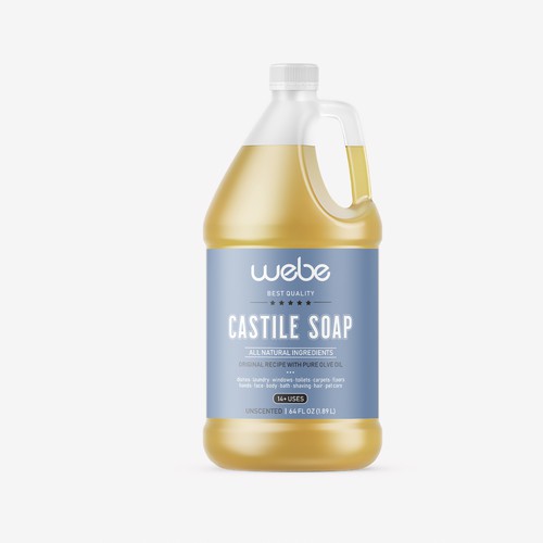 Castile Soap Label Design