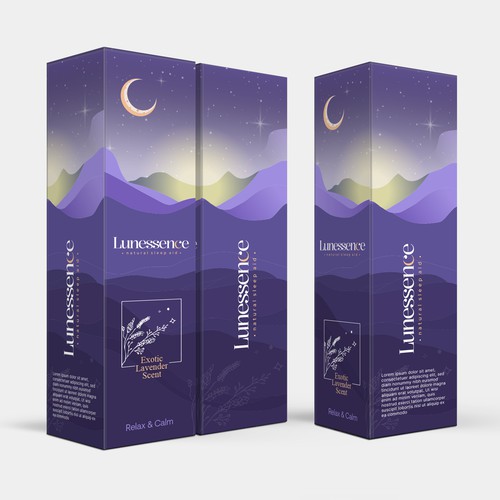 Premium sleep-aid Magnesium Night Sprayproduct packaging box