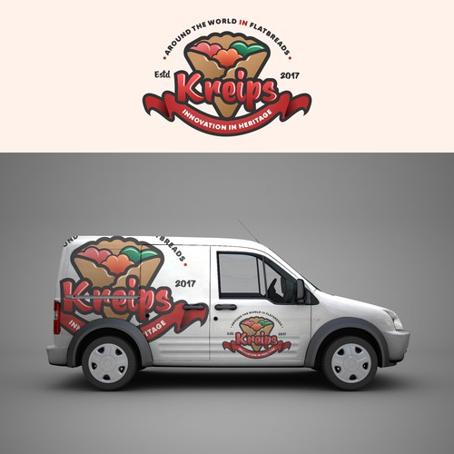 Logo for a creperie like no other