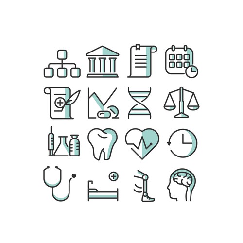 Website Icons for Medical Faculty