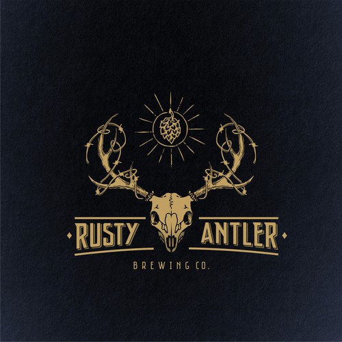 logo for RUSTY ANTLER brewery