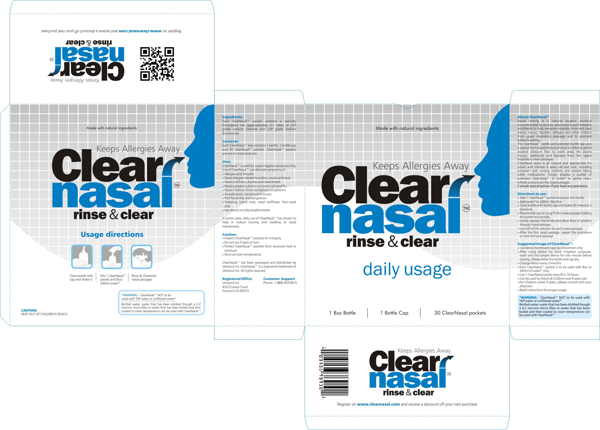 为新产品创建下一个包装设计 - “ Clearnasal”