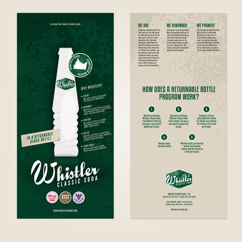Create Sales Flyer for Minnesota Soda Company
