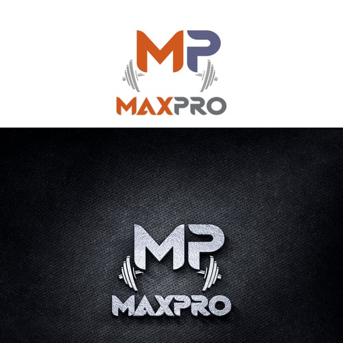 Max pro gim logo design.