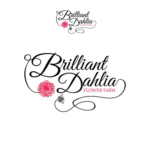 Logo for flower farm