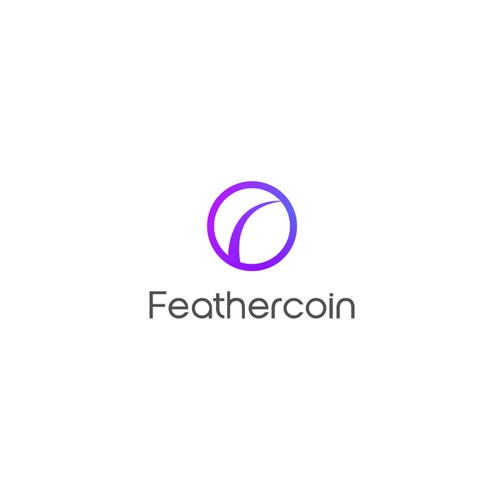 Feathercoin logo concept