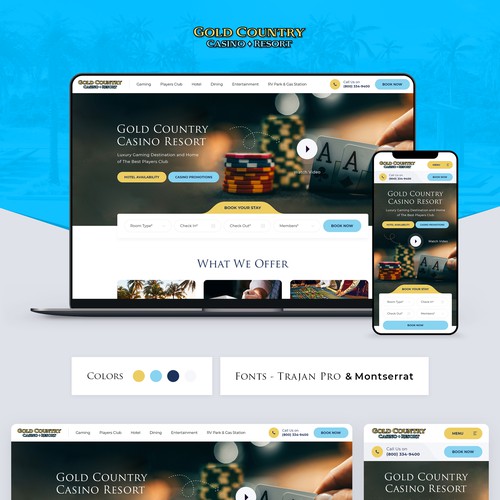 Casino Resort Website Design