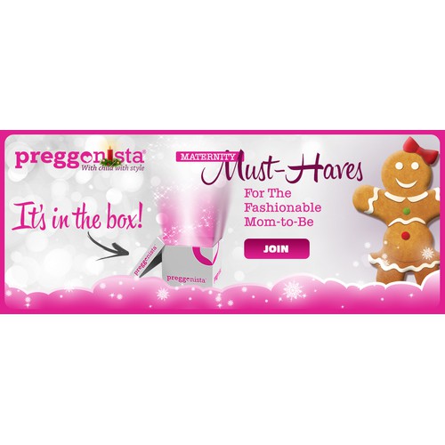 Holiday Banner for Gift Box for Pregnant Women