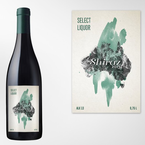 Create an iconic wine label for Select Liquor