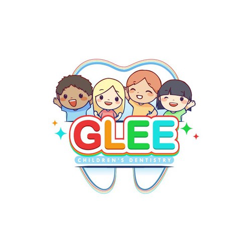 Logo design for Glee children's dentistry