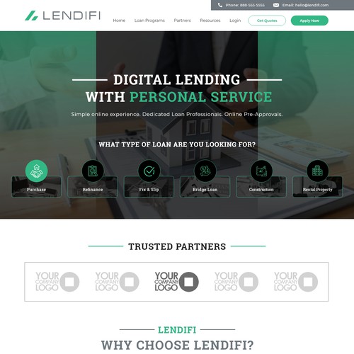 Mortgage Web Design