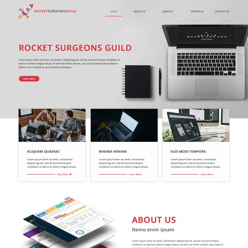 Web Design Concept for RSG