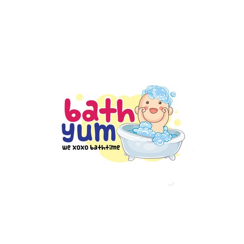 Funny logo for baby shop