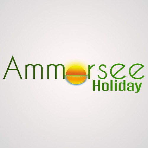 Sunset logo For Ammersee Holiday (Green)