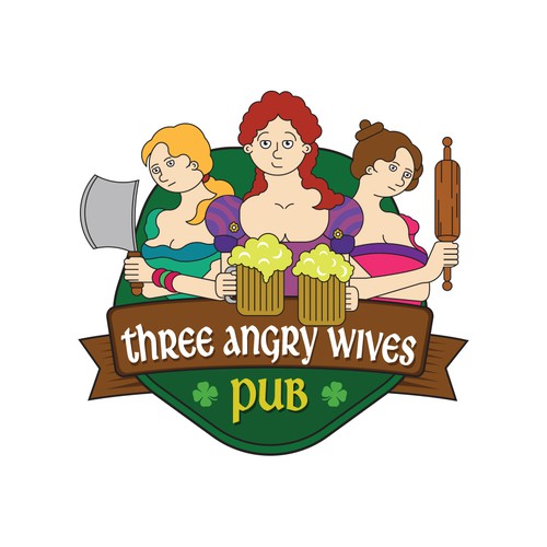 Logo for Three Angry Wives