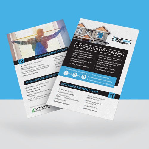 Customer Flyer for Financing - A5