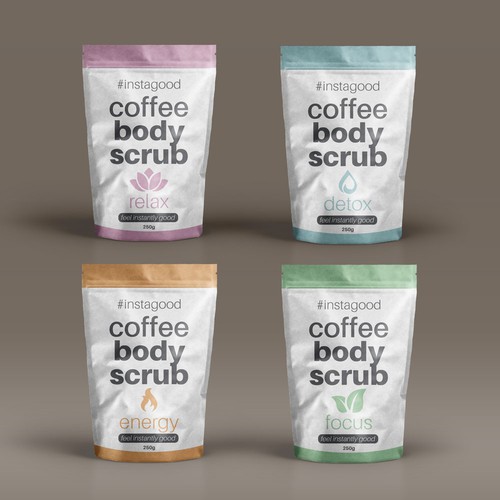 Coffee Body Scrub Packaging