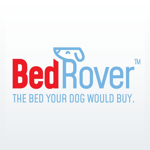 Playful logo for a dog bed company