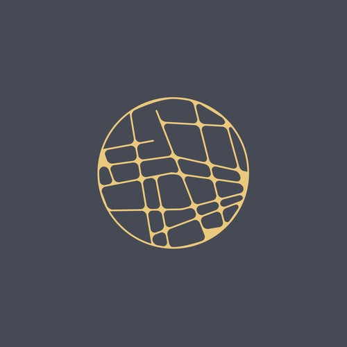 Circular geometric logo for spiritual company