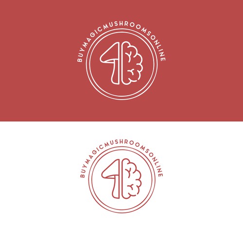 Logo for magic mushroom delivery site
