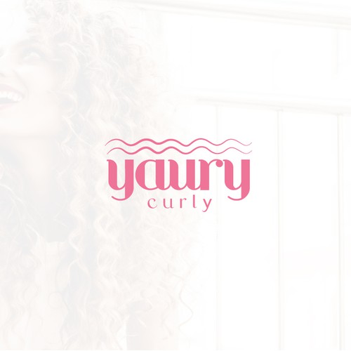 Logo for Curly hair products brand